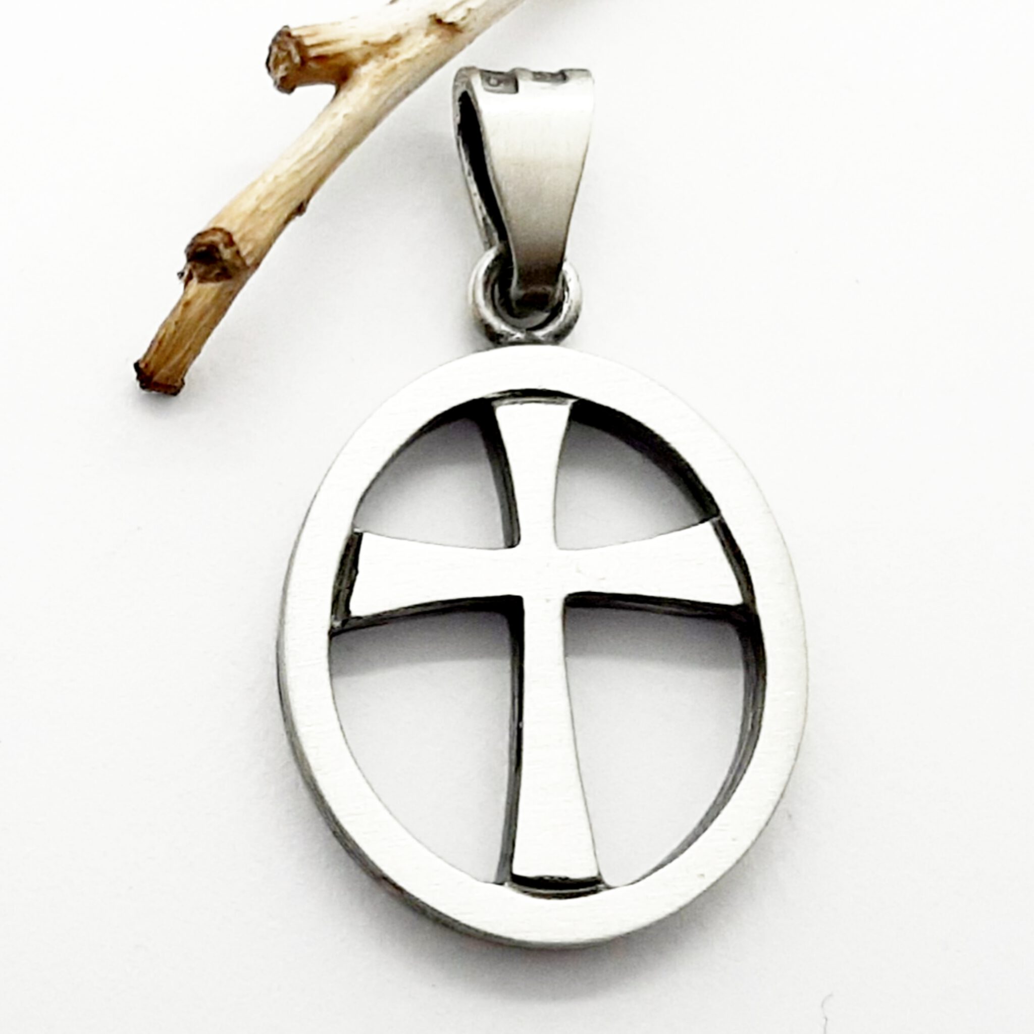 Nordform Radkreuz Anhänger Silber (19x33mm)
