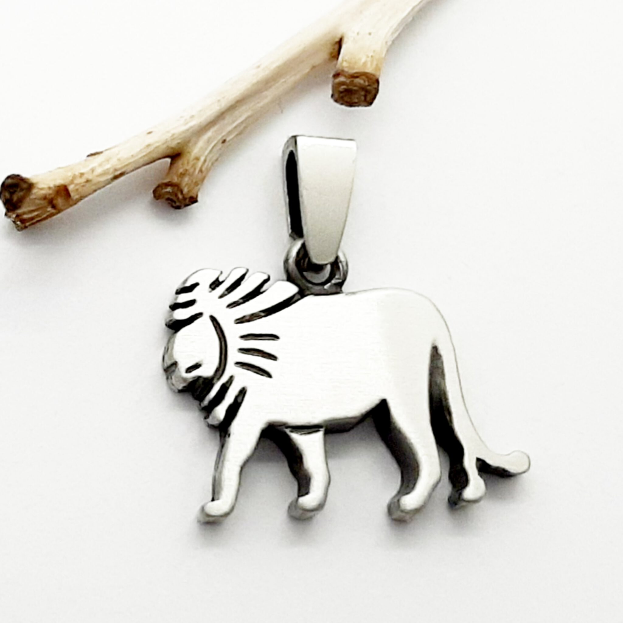 Nordform Tierkreiszeichen Löwe Anhänger Silber (19x21mm)