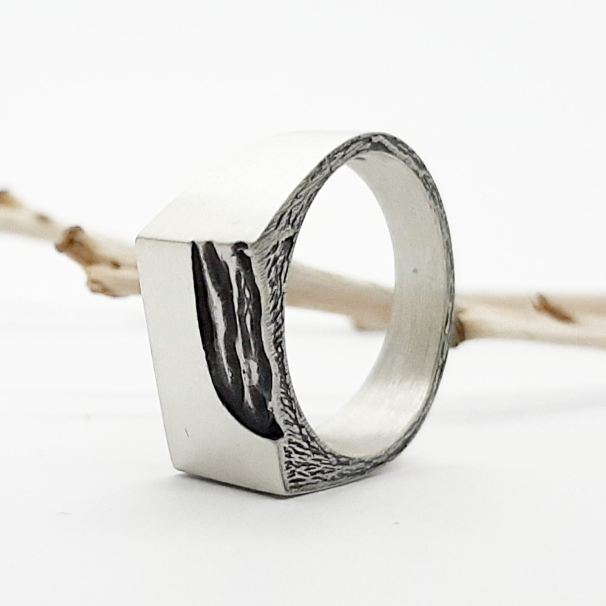 Nordform Herrenring Silber