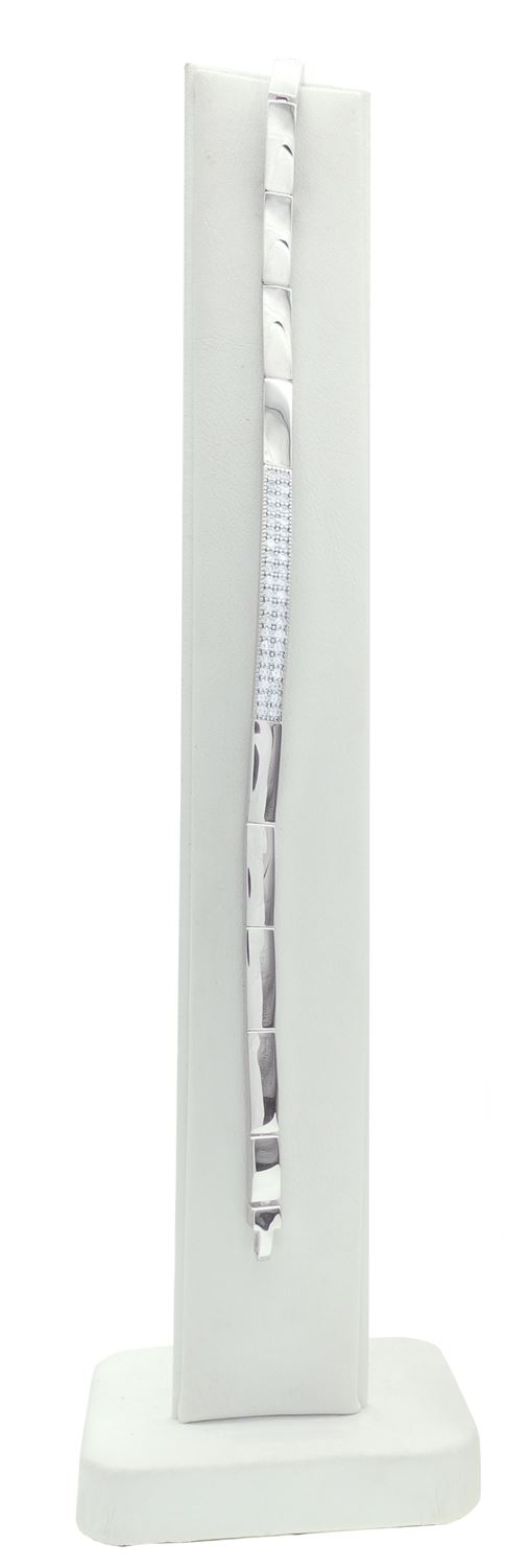 Tennisarmband aus 925/Silber mit Zirkonia-Steinen 18,5cm