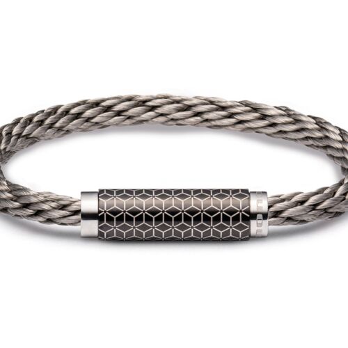 MONOMANIA (mix&match)it! Armband, Edelstahl Grau 20cm