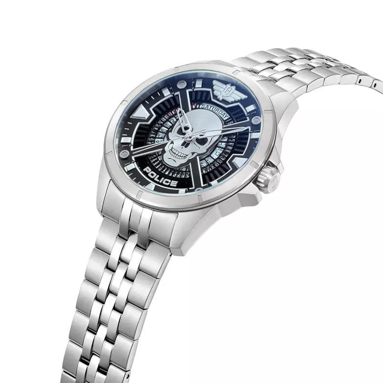 Herren Analog Quarz Uhr mit Edelstahl Armband PEWJH0005404
