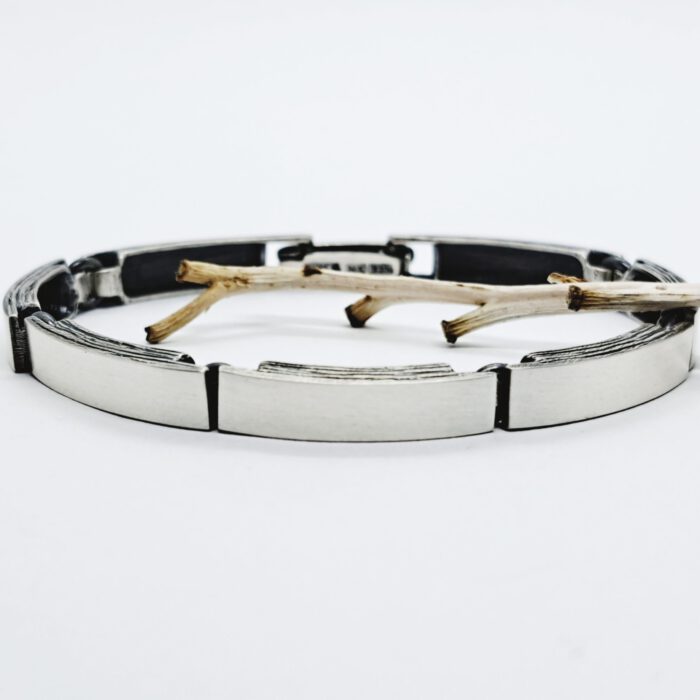 Nordform Armband mit Quadratischen Gliedern aus Silber Nordform Armband mit Quadratischen Gliedern aus Silber