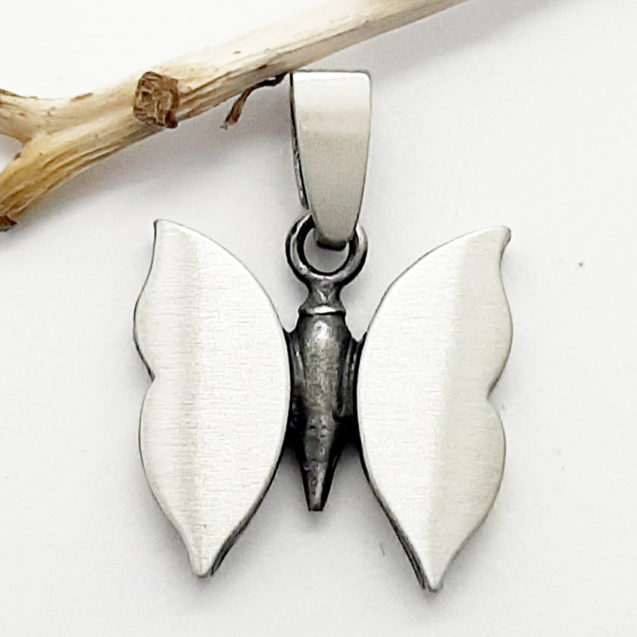 Nordform Anhänger Schmetterling Silber (16x21mm)