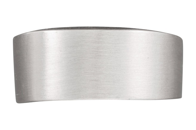 Nordform Schlichter Bandring Silber