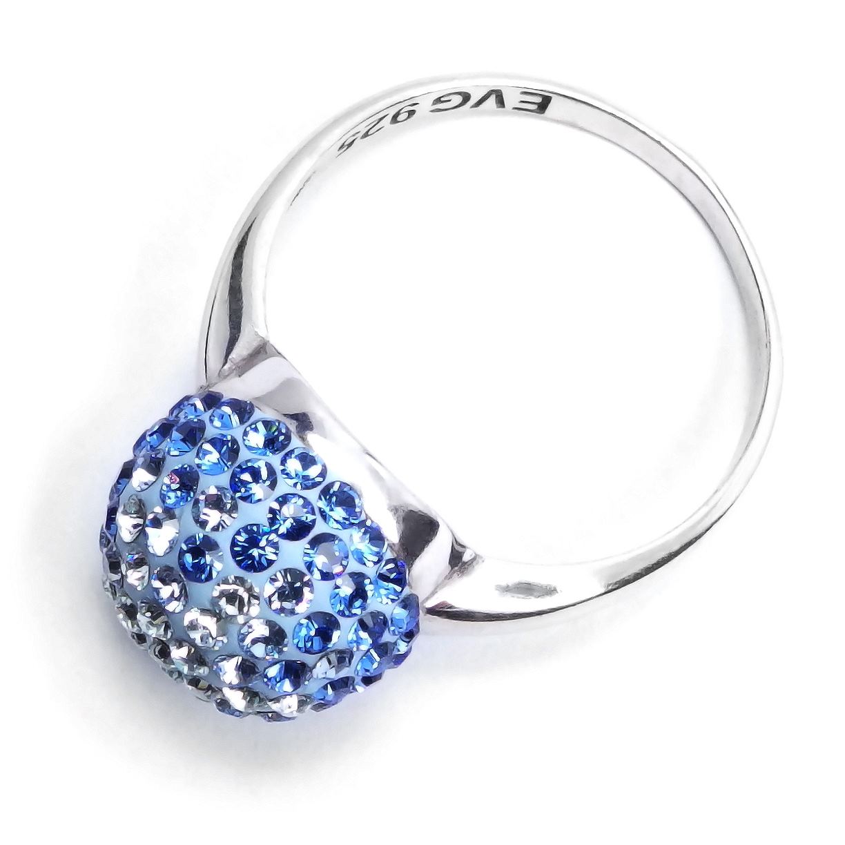 Mara Jewellery Damenring mit Swarovski Elements in 925/ Silber Größe: 58