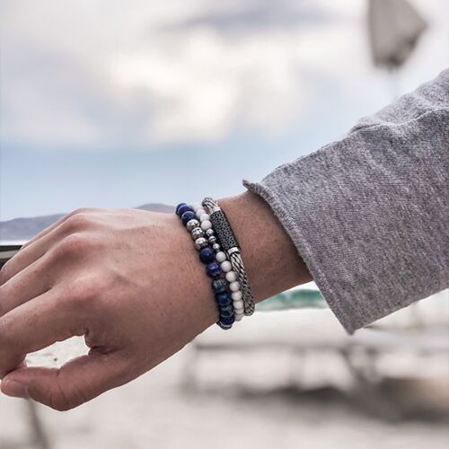 MONOMANIA (mix&match)it! Armband, Edelstahl Grau 20cm