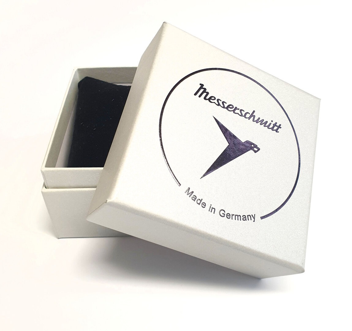 Messerschmitt Fliegeruhr "Rote 7" Edelstahl satin Lederband 5atm SW200 Automatic