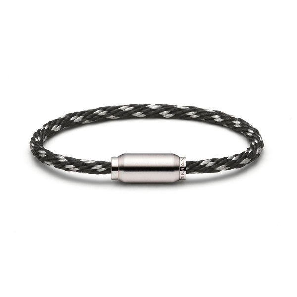 MONOMANIA (mix&match)it! Armband, Materialmix Grau 21cm