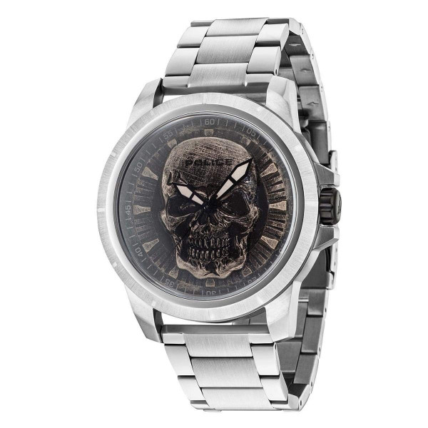 Police Herren Quarz Uhr mit Edelstahl Armband 14385JS/57M